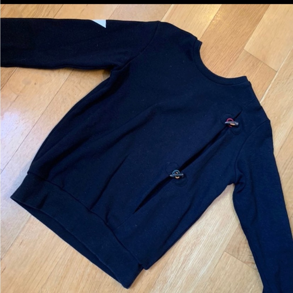 Crew Kids Black Unisex top size 12